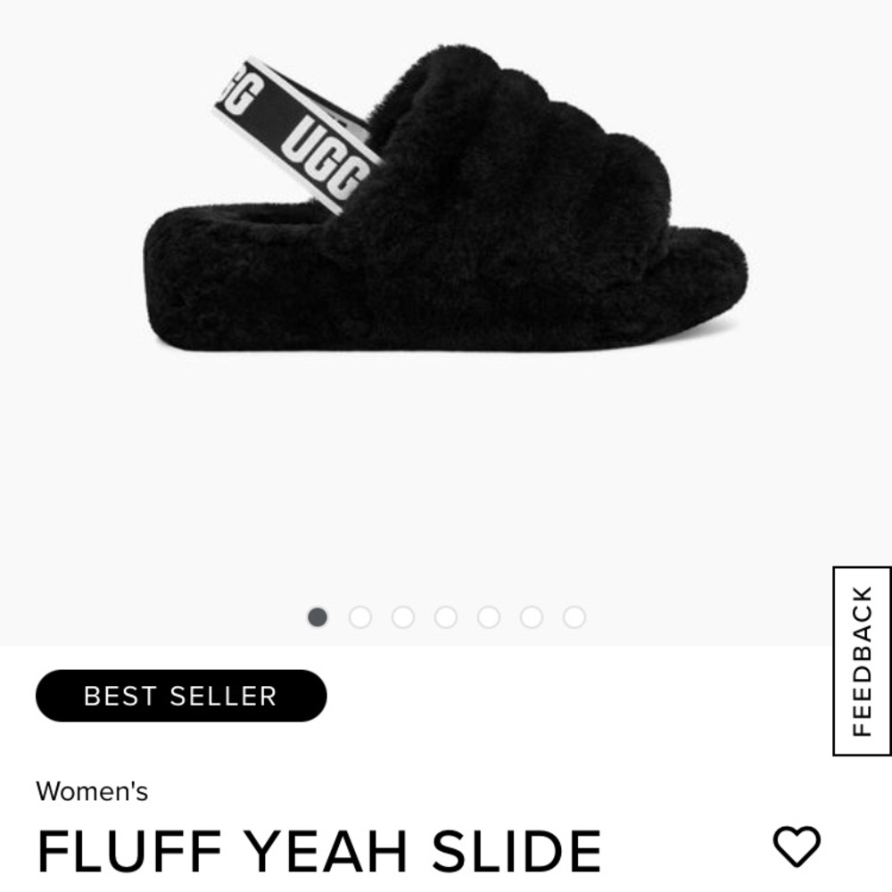 UGG fluff ya slide